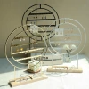 Metal ironwork jewelry rack, live-streaming room of the jewelry store, rotating display props, stud earrings, jewelry storage and hanging rack details Picture